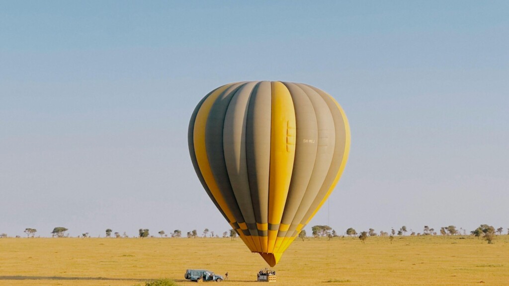 Safari nel Serengeti in mongolfiera